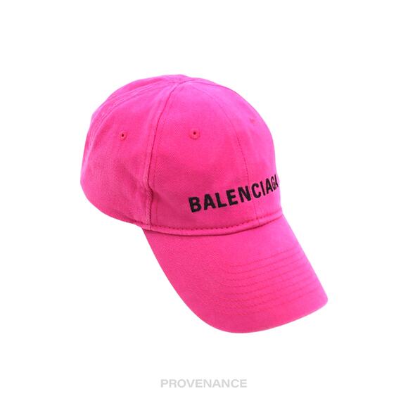 🔴 Balenciaga Embroidered Logo Cap - Washed Pink - Picture 3 of 12